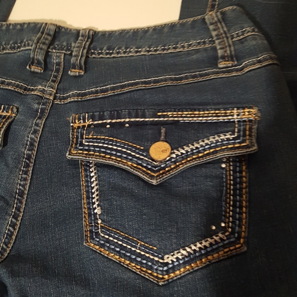 🍭🍭Junior girls red camel size 5 jeans🍭🍭